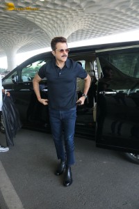 Bollywood actor Anil Kapoor at Mumbai Airport