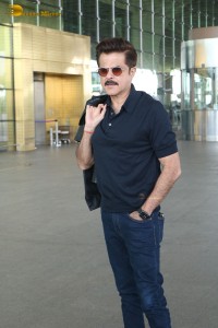 Bollywood actor Anil Kapoor at Mumbai Airport