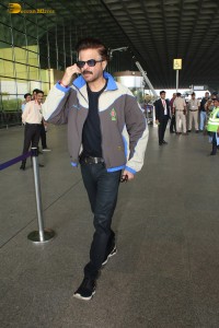 Bollywood star Anil Kapoor spotted at Mumbai Airport on April 10, 2024