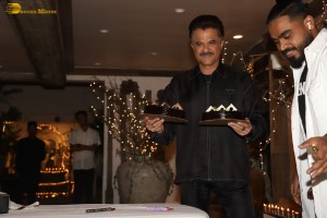 Bollywood star anil kapoor celebrates his birthday with family and friends