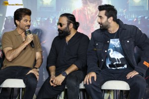 Animal Press Meet attended by Ranbir Kapoor, Rashmika Mandanna, Bobby Deol, Anil Kapoor, Sandeep Reddy Vanga, and Bhushan Kumar