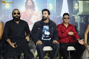Animal Press Meet attended by Ranbir Kapoor, Rashmika Mandanna, Bobby Deol, Anil Kapoor, Sandeep Reddy Vanga, and Bhushan Kumar