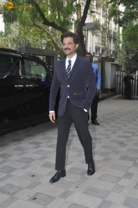 actors Bobby Deol and Anil Kapoor promote their film Animal at T-Series office