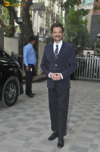 actors Bobby Deol and Anil Kapoor promote their film Animal at T-Series office