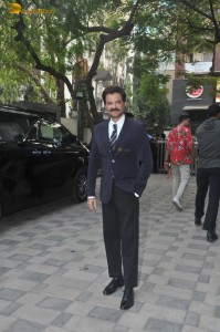 actors Bobby Deol and Anil Kapoor promote their film Animal at T-Series office