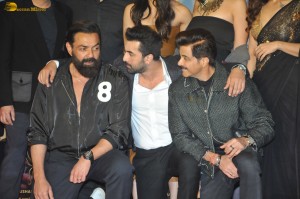 Animal Screening attended by Ranbir Kapoor, Rashmika Mandanna, Anil Kapoor, Bobby Deol, Shakti Kapoor, and others