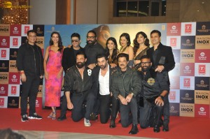 Animal Screening attended by Ranbir Kapoor, Rashmika Mandanna, Anil Kapoor, Bobby Deol, Shakti Kapoor, and others