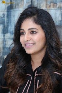 actress anjali sweet looks in a black dress