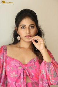 actress Anjali beautiful in a pink dress