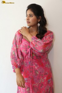 actress Anjali beautiful in a pink dress
