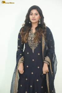 actress Anjali cute in a black salwar dress