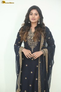 actress Anjali cute in a black salwar dress