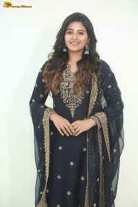 actress Anjali cute in a black salwar dress