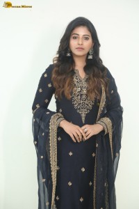 actress Anjali cute in a black salwar dress