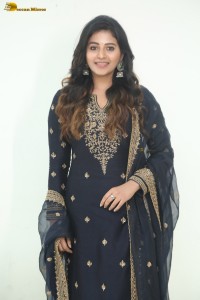 actress Anjali cute in a black salwar dress