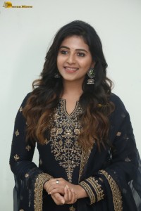 actress Anjali cute in a black salwar dress