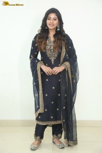actress Anjali cute in a black salwar dress