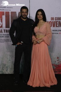 Pictures of Salman Khan and Mahima Makwana from Antim The Final Truth Trailer Launch Event