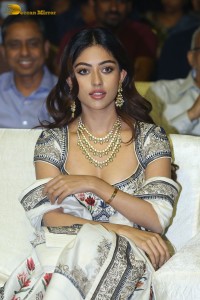 Indian Actress Anu Emmanuel glamorous look at a movie event