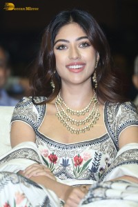 Indian Actress Anu Emmanuel glamorous look at a movie event