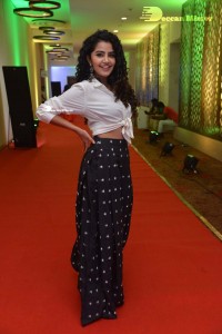 Anupama Parameswaran dressed in black and white