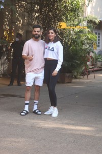 Anushka Sharma and Virat Kohli at Mehboob Studio in Mumbai