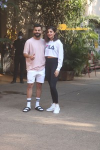 Anushka Sharma and Virat Kohli at Mehboob Studio in Mumbai