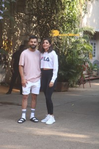 Anushka Sharma and Virat Kohli at Mehboob Studio in Mumbai