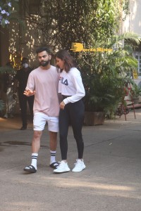 Anushka Sharma and Virat Kohli at Mehboob Studio in Mumbai
