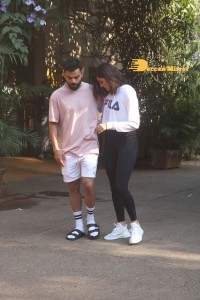 Anushka Sharma and Virat Kohli at Mehboob Studio in Mumbai