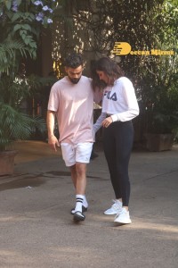 Anushka Sharma and Virat Kohli at Mehboob Studio in Mumbai