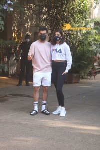 Anushka Sharma and Virat Kohli at Mehboob Studio in Mumbai