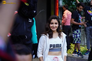 Actress Anushka Sharma at a PUMA store