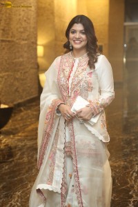 actress Aparna Balamurali pretty in a white salwar dress