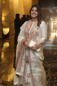 actress Aparna Balamurali pretty in a white salwar dress