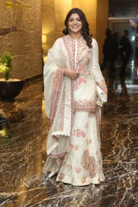 actress Aparna Balamurali pretty in a white salwar dress