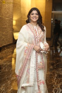 actress Aparna Balamurali pretty in a white salwar dress