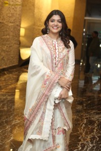 actress Aparna Balamurali pretty in a white salwar dress