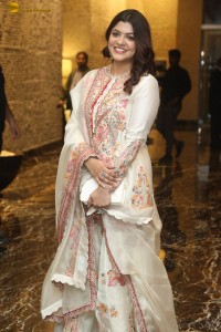 actress Aparna Balamurali pretty in a white salwar dress