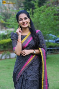 actress aparna janardanan pretty in a black saree