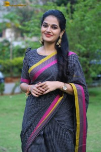 actress aparna janardanan pretty in a black saree
