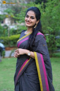 actress aparna janardanan pretty in a black saree