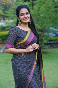 actress aparna janardanan pretty in a black saree