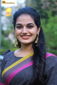 actress aparna janardanan pretty in a black saree