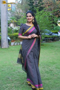 actress aparna janardanan pretty in a black saree