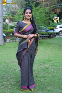 actress aparna janardanan pretty in a black saree