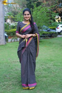 actress aparna janardanan pretty in a black saree