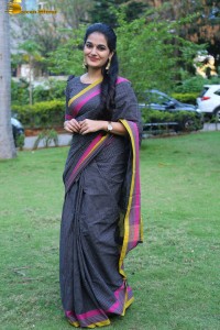 actress aparna janardanan pretty in a black saree