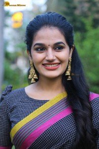 actress aparna janardanan pretty in a black saree