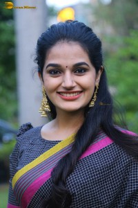 actress aparna janardanan pretty in a black saree